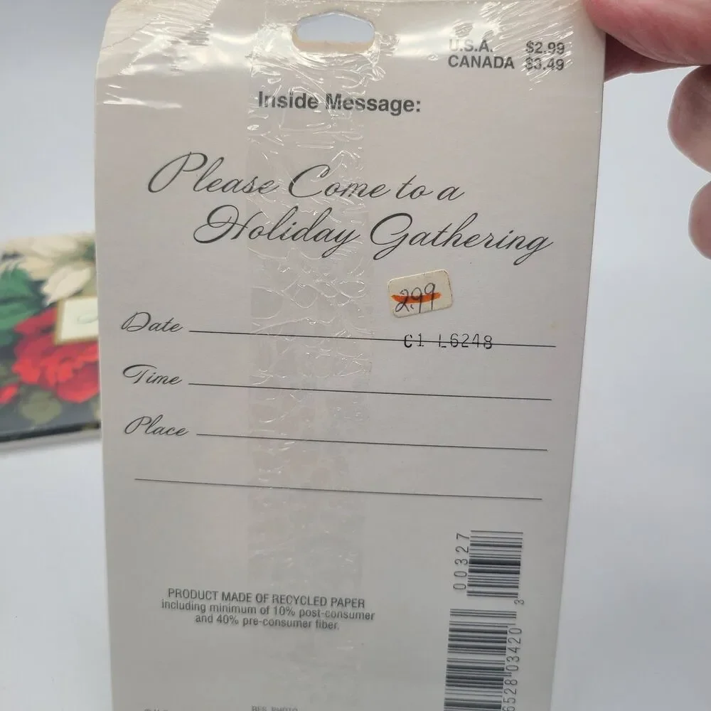 Vintage Party Express Holiday Invitations 2 Packs Of 8 Sealed